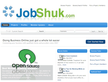 Tablet Screenshot of jobshuk.com